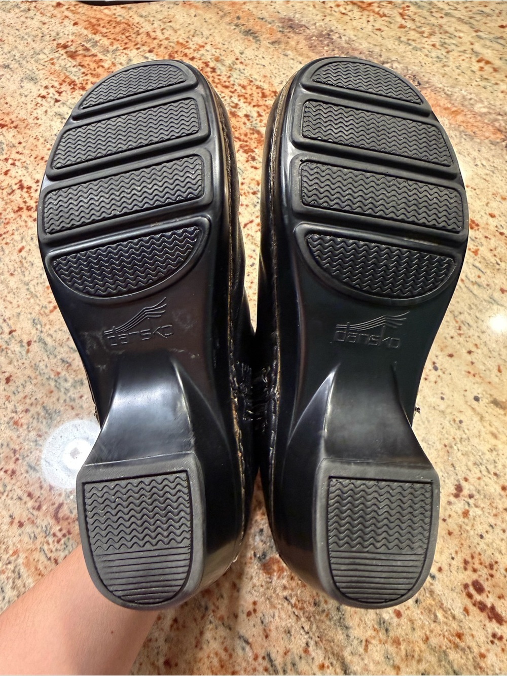 DANSKO Scout Women's Size 38 US 7.5-8 Black Leather Ankle-Boots/Comfort Clogs - Picture 13 of 15